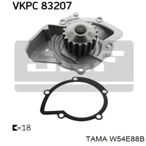 Termostat W54E88B Tama