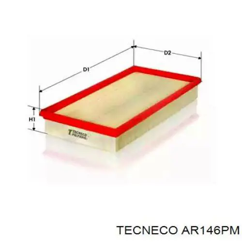 Do koszyka AR146PM Tecneco Filtr powietrza
