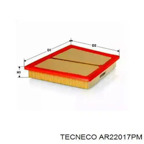 AR22017PM Tecneco filtr powietrza