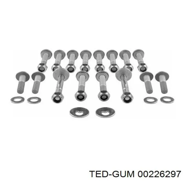 Zestaw silentbloców tylnej zawieszenia Ted-gum 00226297 cena, od 83,60 USD