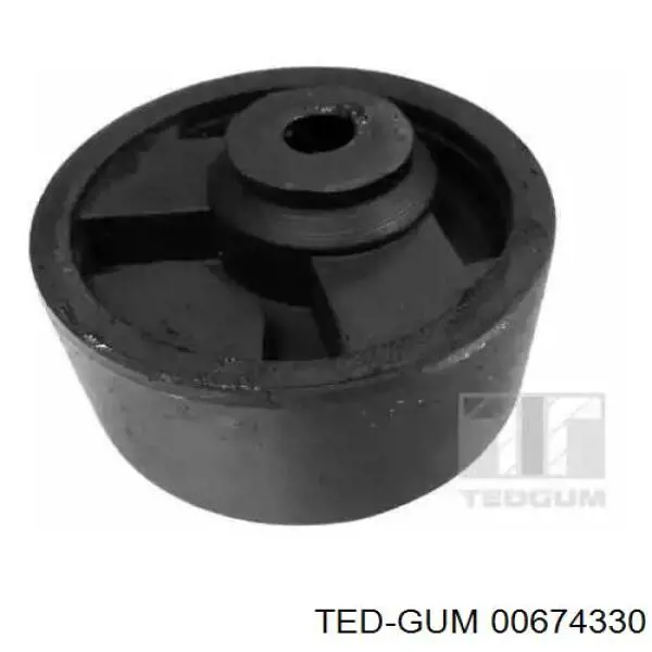 Do koszyka 00674330 Ted-gum Poduszka (podpora) silnika przednia