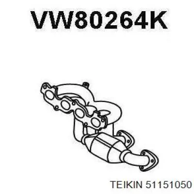 51151050 Teikin Tłok (komplet na silnik), 2. naprawa (+0,50)