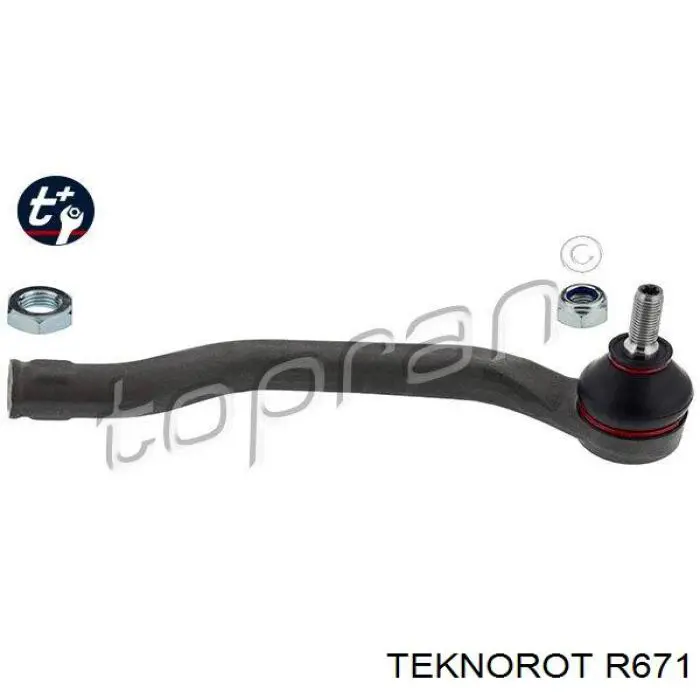 R671 Teknorot Końcówka drążka kierowniczego zewnętrzna
