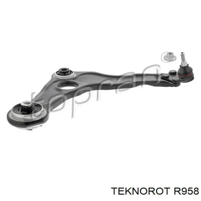 R958 Teknorot Wahacz zawieszenia przedniego dolny prawy