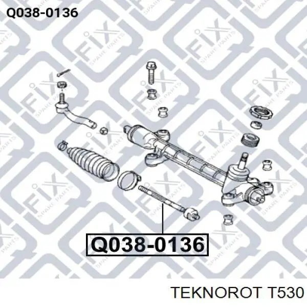 Drążek kierowniczy Teknorot T530 cena, od 19,23 USD