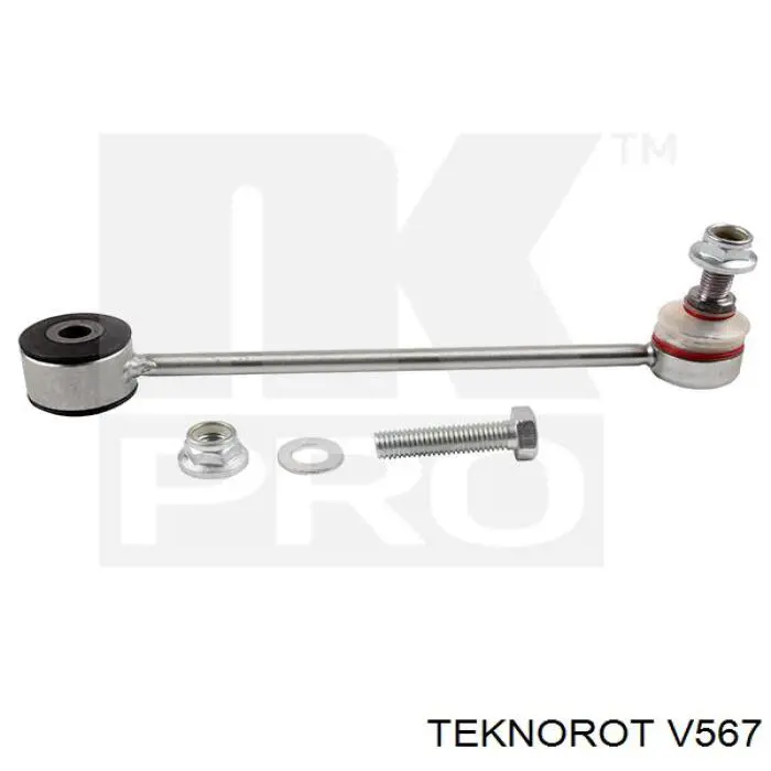 Do koszyka V567 Teknorot Łącznik stabilizatora tylnego