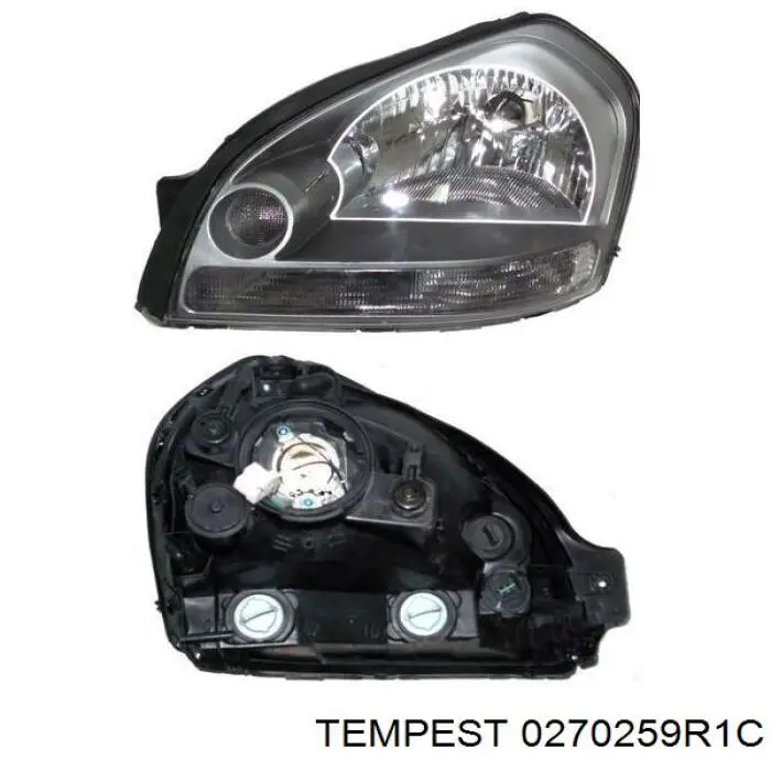Reflektor lewy Hyundai Tucson I SUV (JM) (2004 - 2010) cena, od 134,74 USD