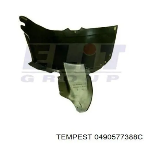 Nadkole błotnika przedniego prawe Tempest 0490577388C cena, od 17,29 USD