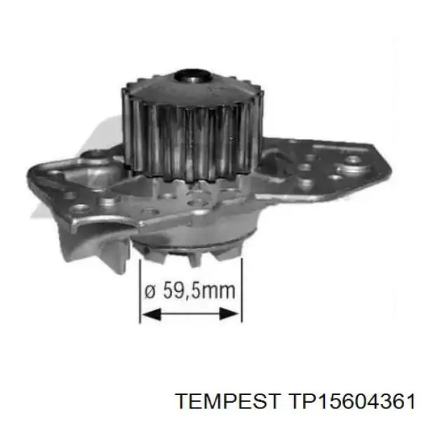 Chłodnica silnika Tempest TP15604361 cena, od 57,24 USD