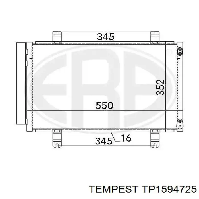 TP1594725 Tempest Chłodnica klimatyzacji