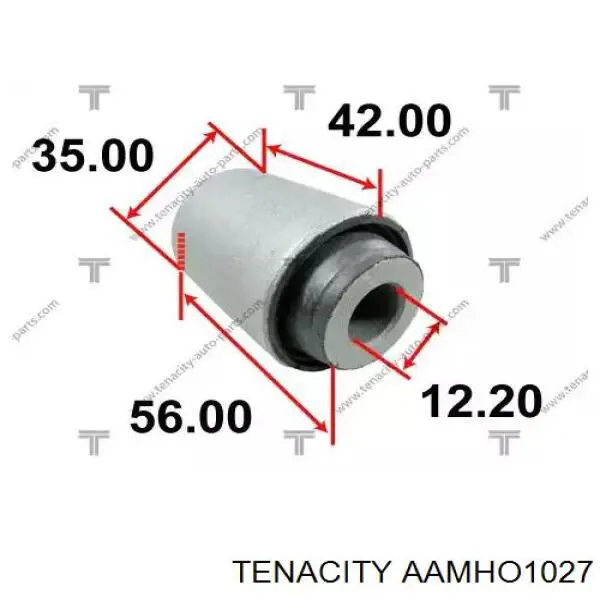 AAMHO1027 Tenacity silentblock przedniego wahacza dolnego