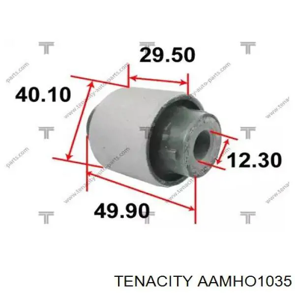 Silentblock przedniego wahacza dolnego AAMHO1035 Tenacity