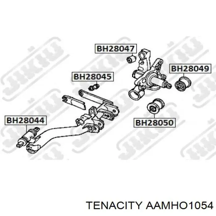 Silentblock wahacza tylnego górnego AAMHO1054 Tenacity