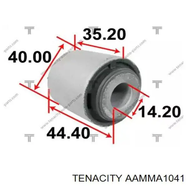 AAMMA1041 Tenacity Silentblock drążka poprzecznego (zawieszenia tylnego)