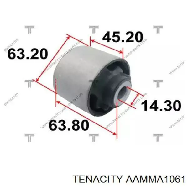 Do koszyka AAMMA1061 Tenacity Silentblock czopu tylnego