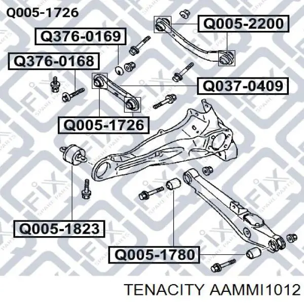 AAMMI1012 Tenacity Silentblock wahacza tylnego dolnego