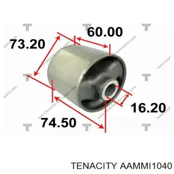 AAMMI1040 Tenacity silentblock wahacza podłużnego tylnego dolnego