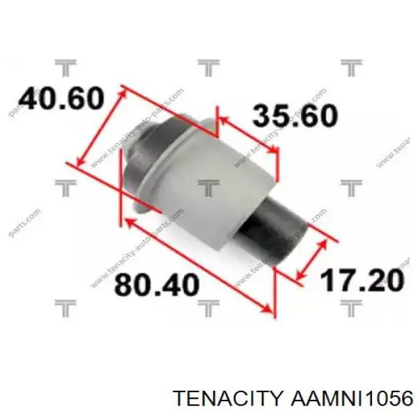 AAMNI1056 Tenacity Tuleja (poduszka) przedniej belki