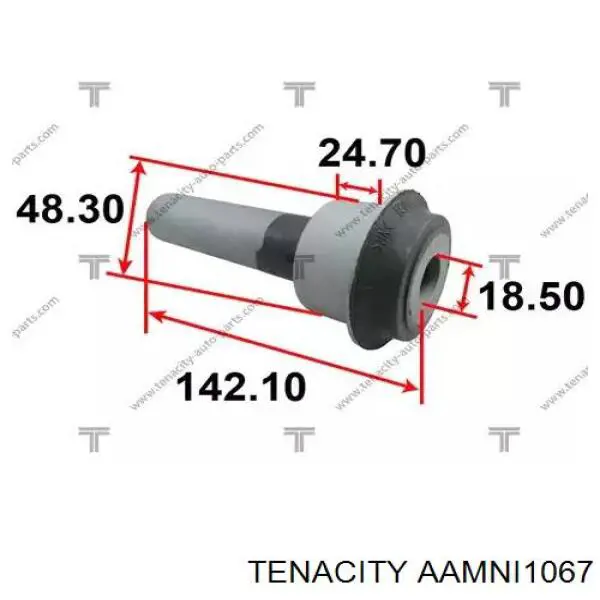 AAMNI1067 Tenacity Tuleja (poduszka) przedniej belki