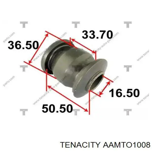 AAMTO1008 Tenacity Silentblock przedniego wahacza dolnego