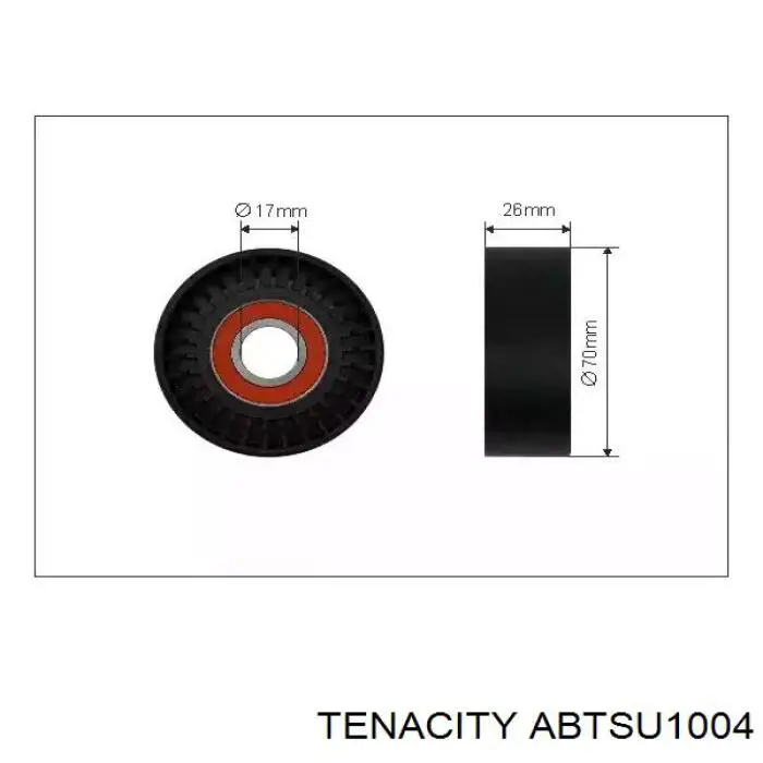 Napinacz paska napędowego Tenacity ABTSU1004 cena, od 46,31 USD