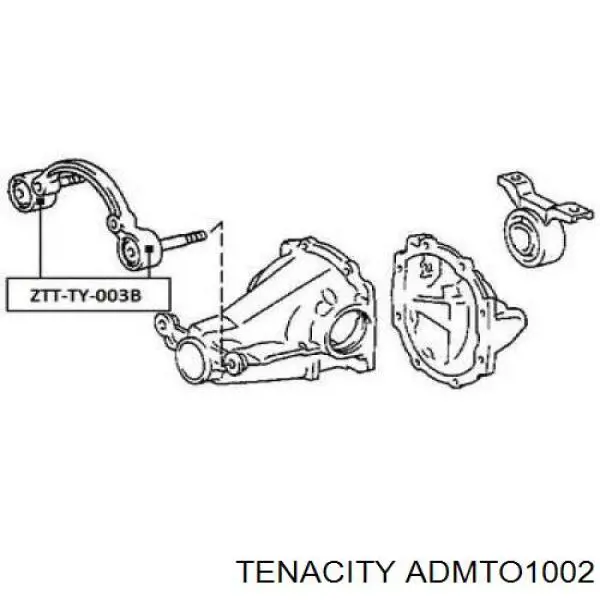 Wspornik (trawers) tylnego reduktora przedni Tenacity ADMTO1002 cena, od 15,25 USD