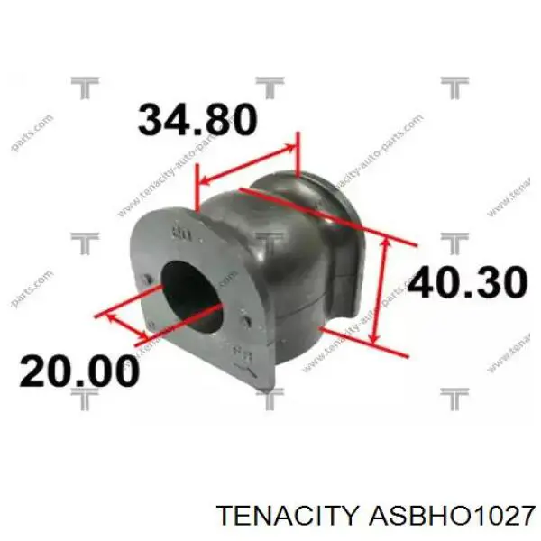 Tuleja stabilizatora tylnego ASBHO1027 Tenacity