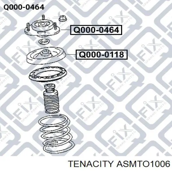 Poduszka amortyzatora przedniego Tenacity ASMTO1006 cena, od 29,30 USD