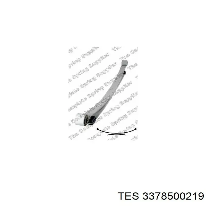 3378500219 TES Resor tylny