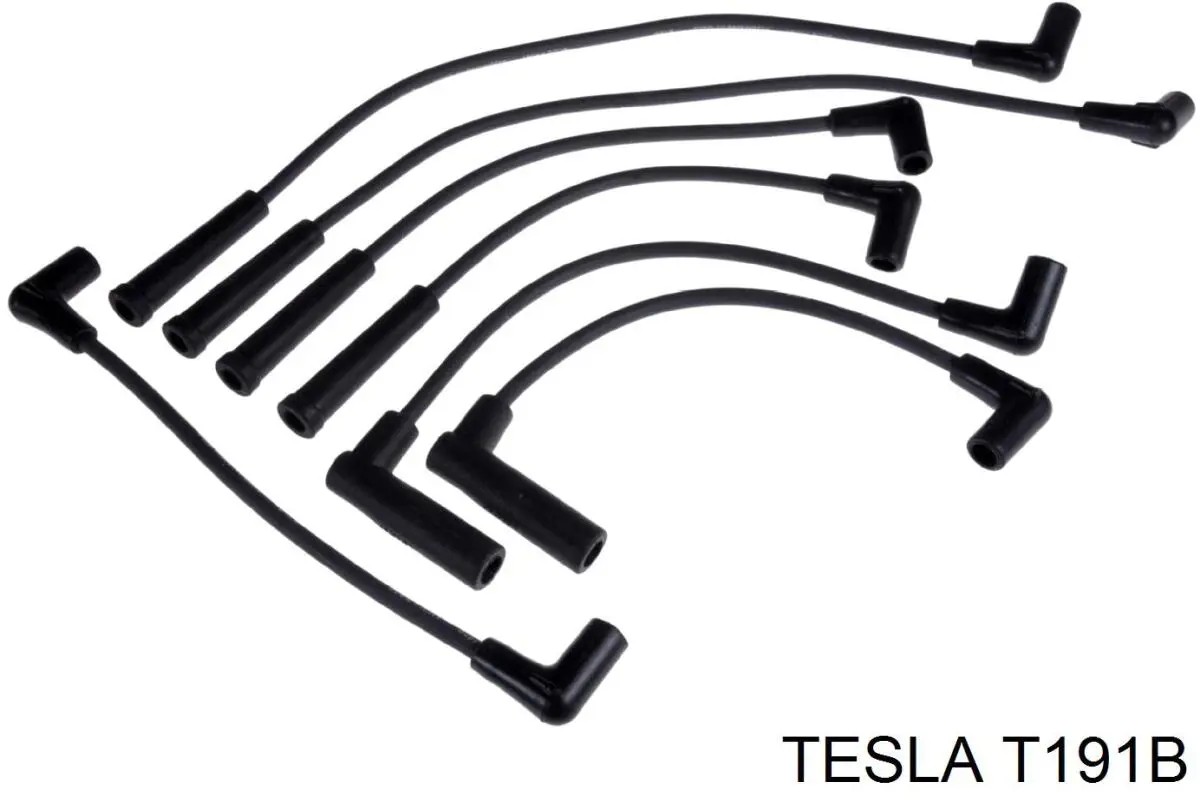 Do koszyka T191B Tesla Zestaw przewodów wysokiego napięcia