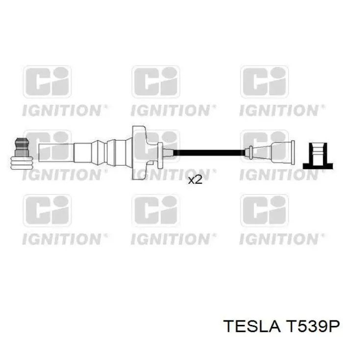 Zestaw przewodów wysokiego napięcia Tesla T539P cena, od 25,01 USD