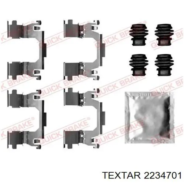 Klocki hamulcowe przednie tarczowe Textar 2234701 cena, od 32,98 USD