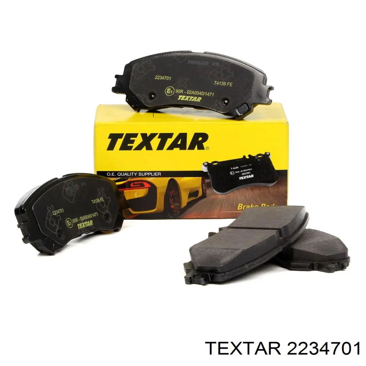 2234701 Textar Klocki hamulcowe przednie tarczowe