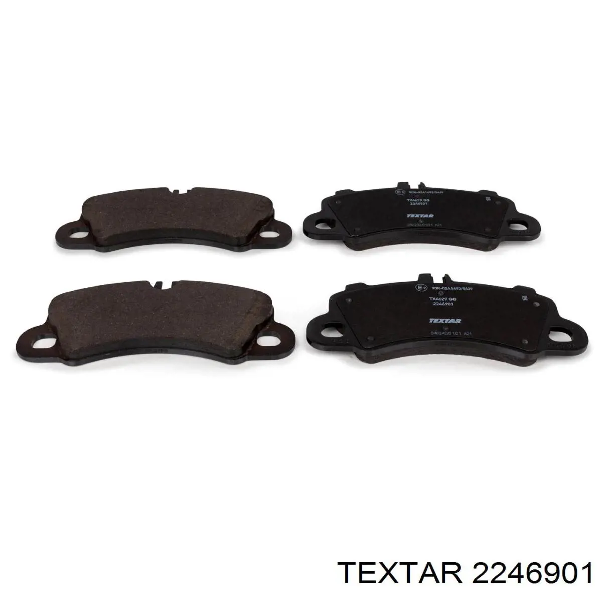 Klocki hamulcowe przednie tarczowe Textar 2246901 cena, od 77,13 USD