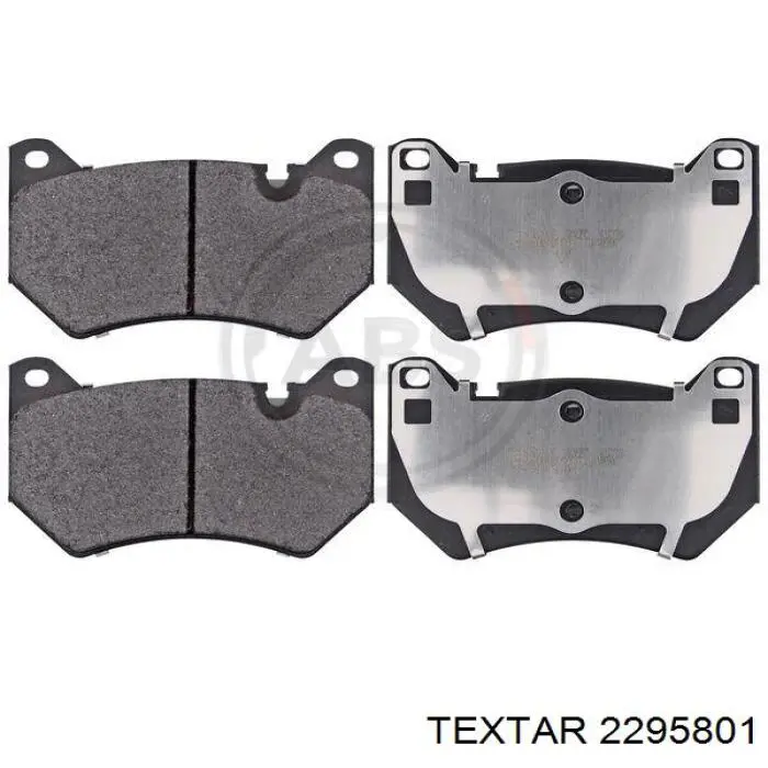 2295801 Textar Klocki hamulcowe przednie tarczowe