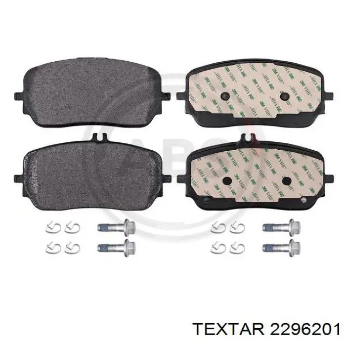 2296201 Textar Klocki hamulcowe przednie tarczowe