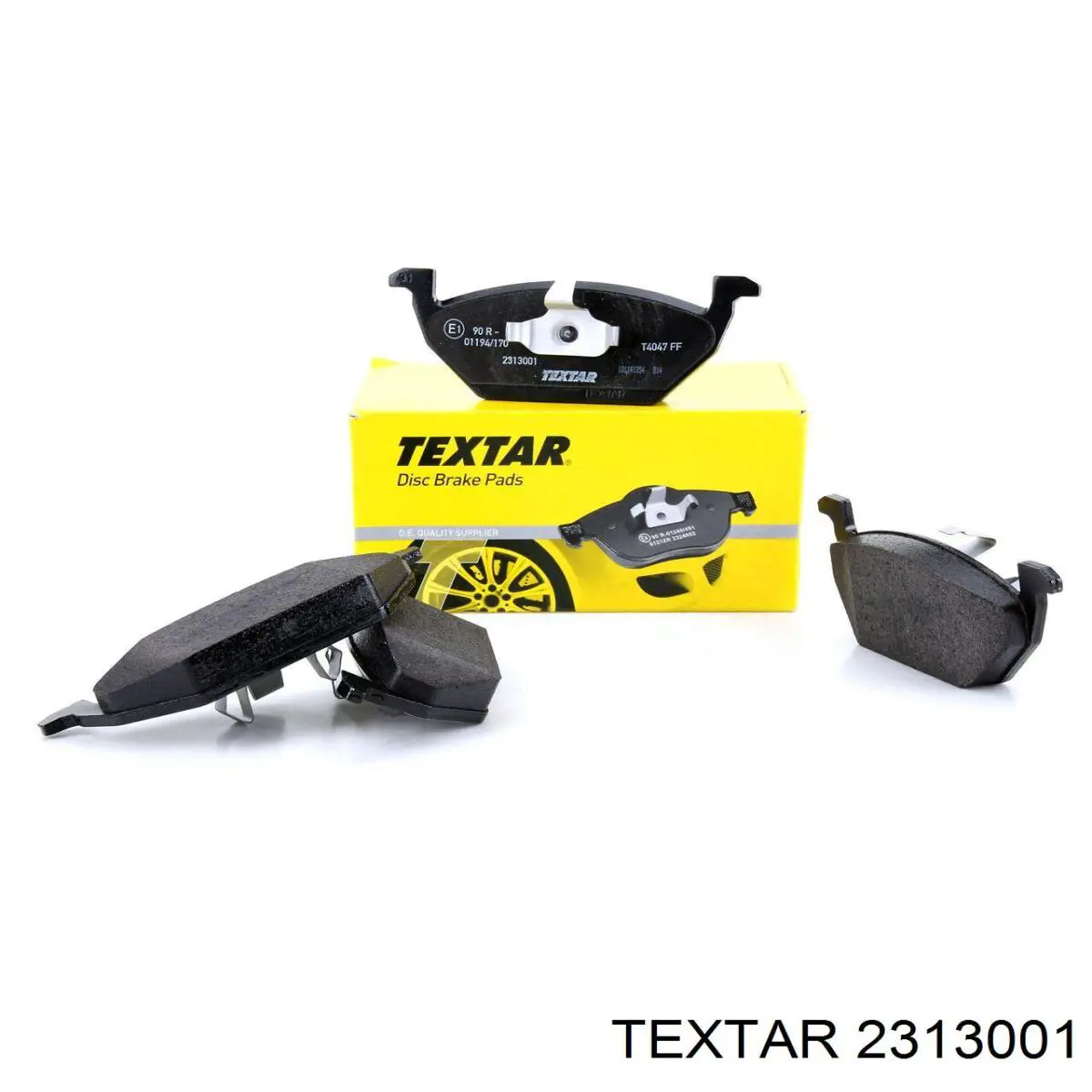 Do koszyka 2313001 Textar Klocki hamulcowe przednie tarczowe