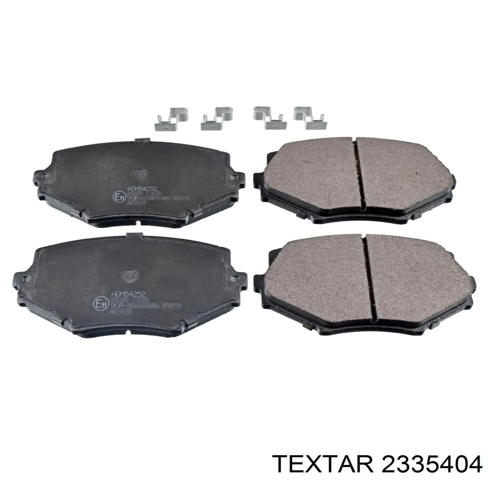Do koszyka 2335404 Textar Klocki hamulcowe przednie tarczowe