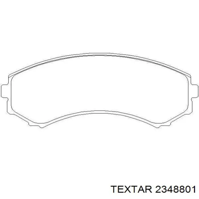 Do koszyka 2348801 Textar Klocki hamulcowe przednie tarczowe
