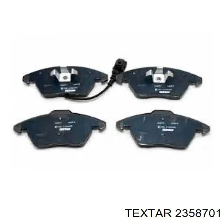 Do koszyka 2358701 Textar Klocki hamulcowe przednie tarczowe