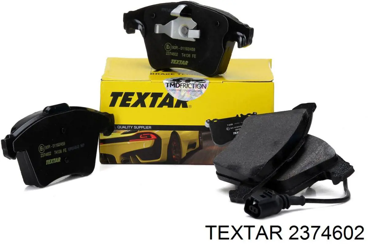Do koszyka 2374602 Textar Klocki hamulcowe przednie tarczowe