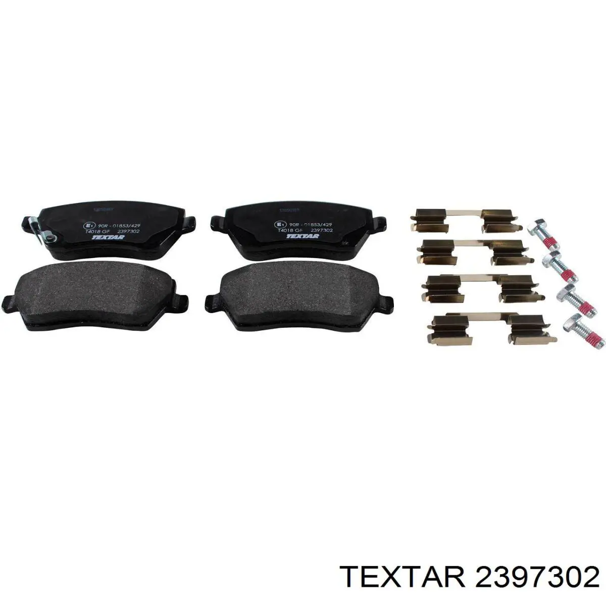 Do koszyka 2397302 Textar Klocki hamulcowe przednie tarczowe