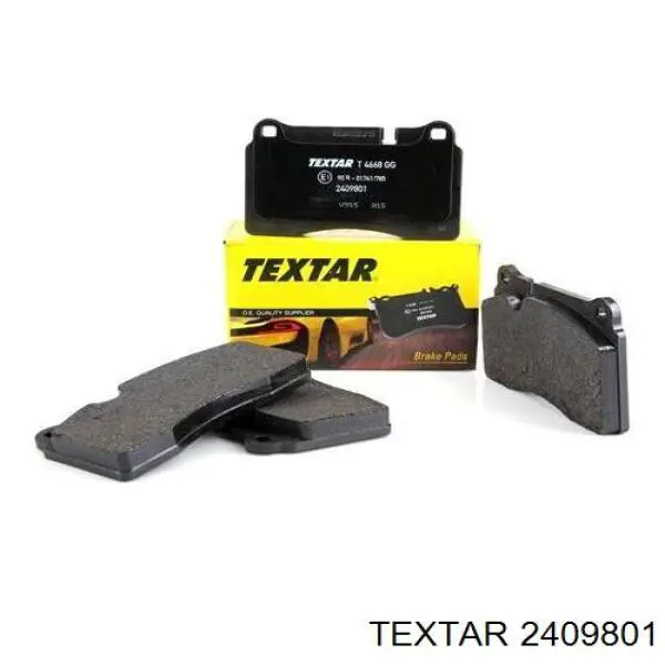 Do koszyka 2409801 Textar Klocki hamulcowe przednie tarczowe