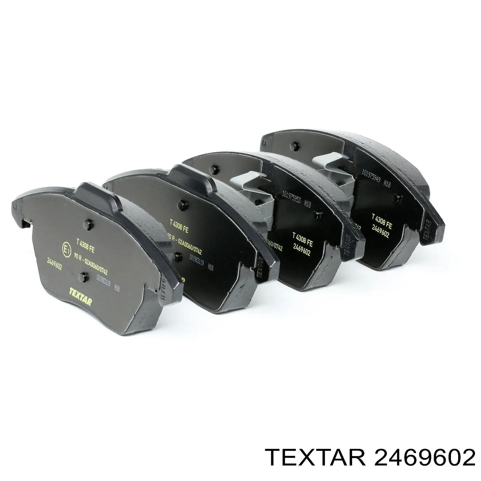 Klocki hamulcowe przednie tarczowe Textar 2469602 cena, od 53,84 USD