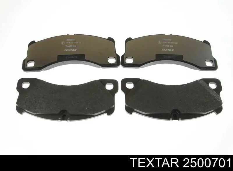 Klocki hamulcowe przednie tarczowe Textar 2500701 cena, od 46,16 USD