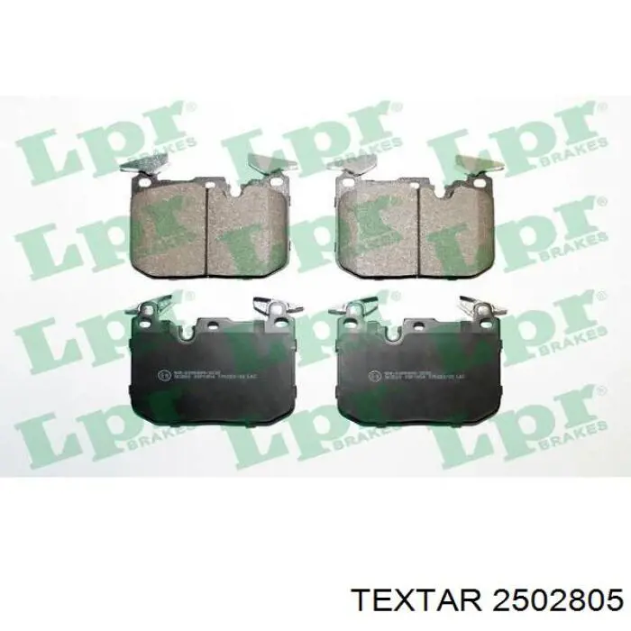 Klocki hamulcowe przednie tarczowe Textar 2502805 cena, od 55,43 USD
