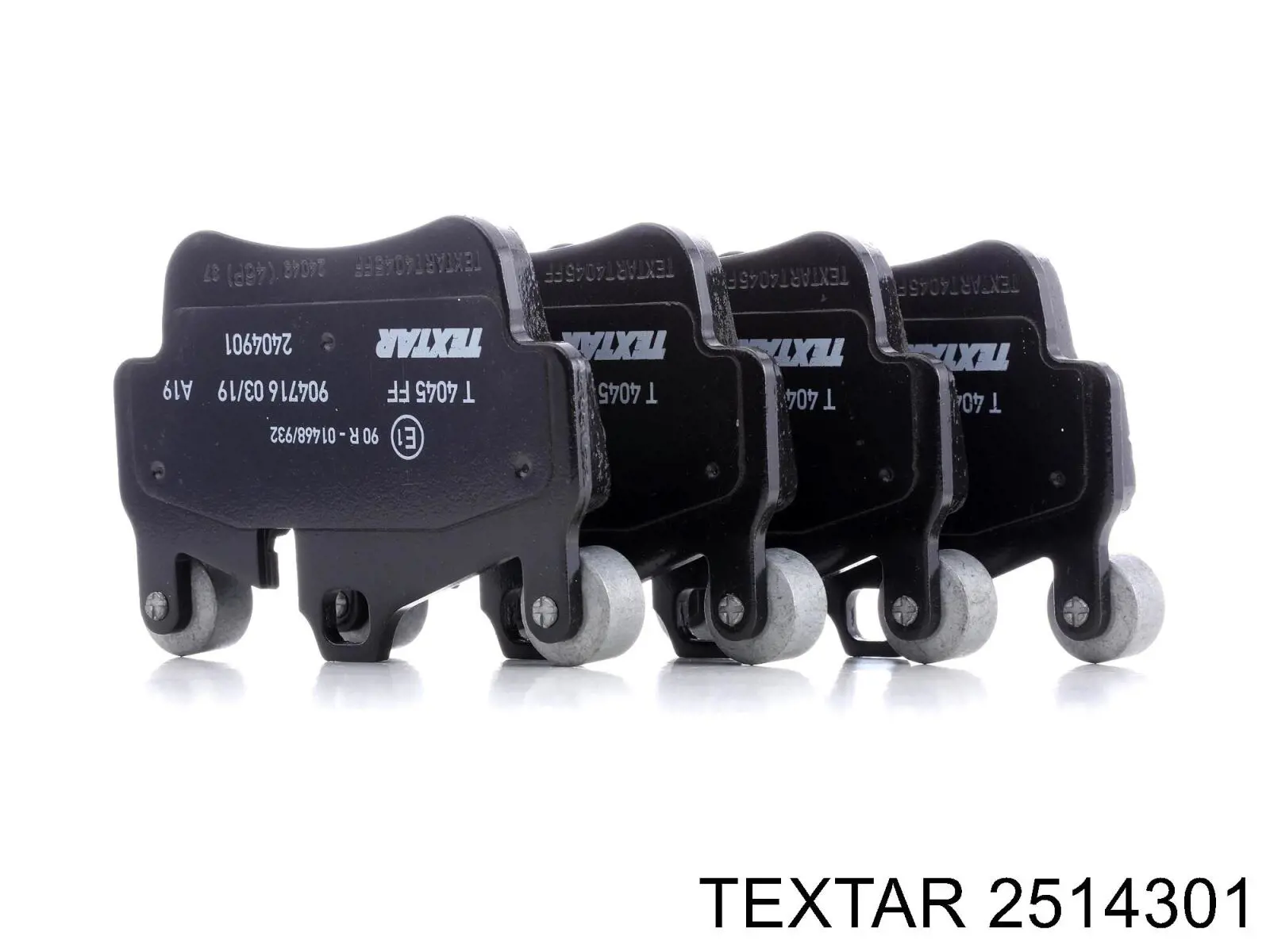 2514301 Textar okładziny (klocki do hamulców tarczowych tylne)