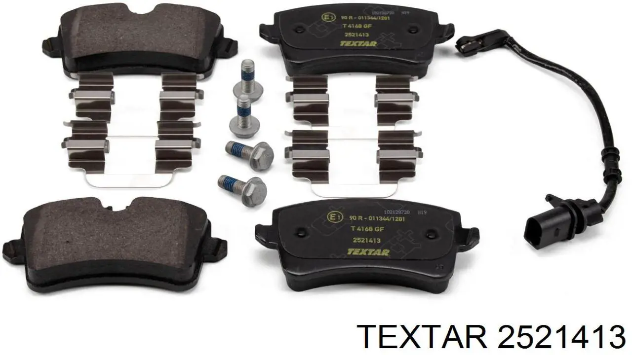 Okładziny (klocki) do hamulców tarczowych tylne Textar 2521413 cena, od 61,43 USD