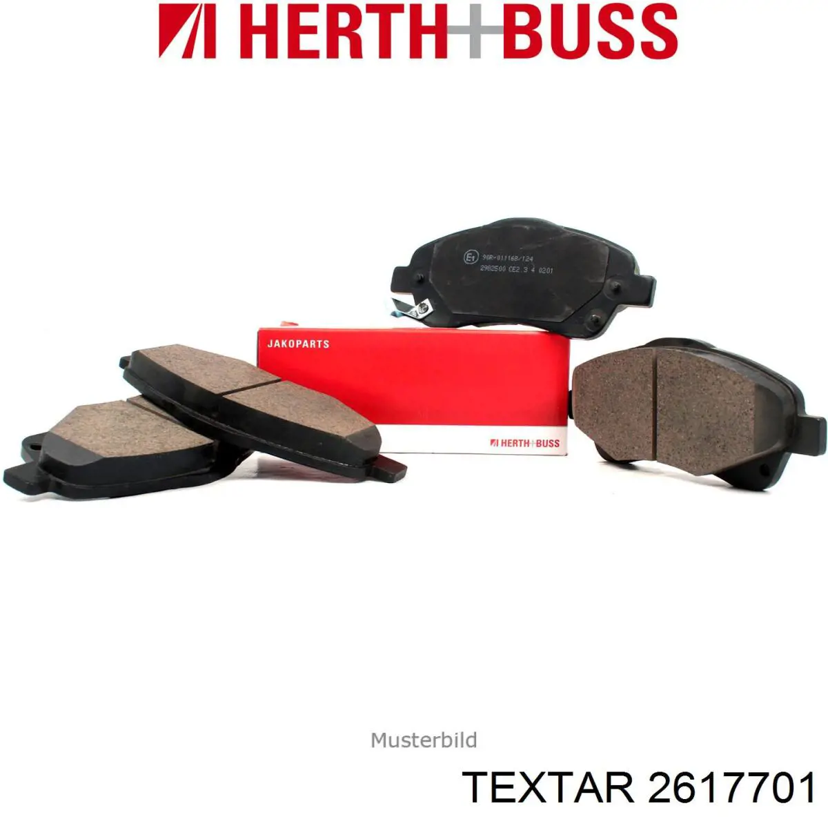 Klocki hamulcowe przednie tarczowe Textar 2617701 cena, od 38,48 USD
