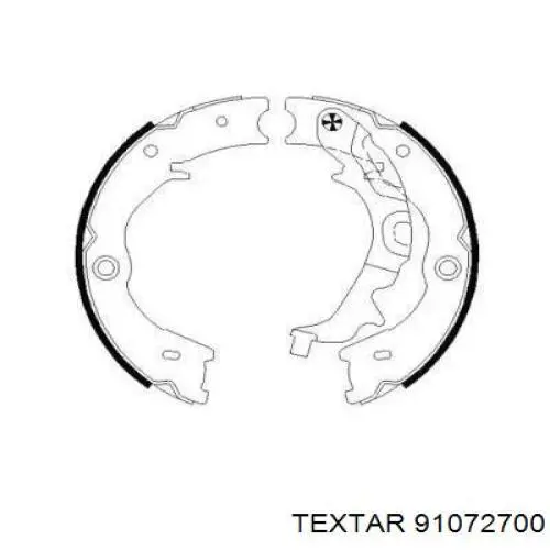 Do koszyka 583504DA00 Hyundai/Kia Klocki hamulca ręcznego